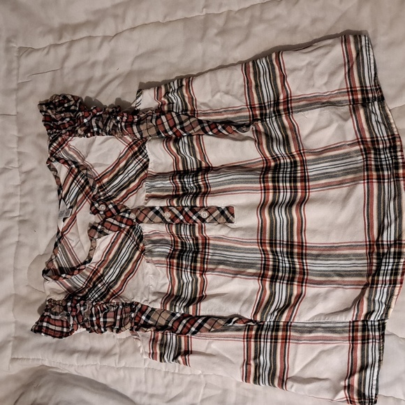 Time  and Tru ruffled sleeveless top - Picture 1 of 7